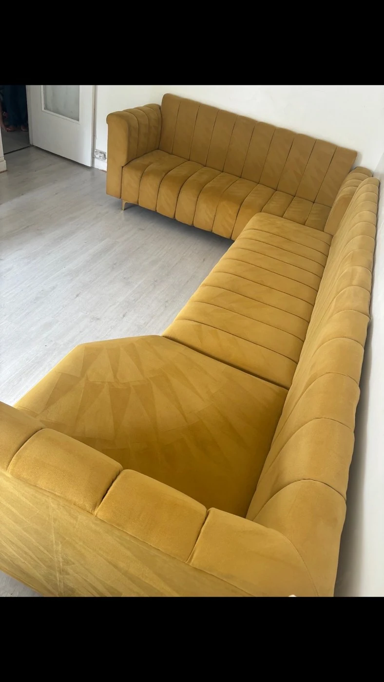 Canapé en tissu après nettoyage par Zzérotache (photo n°6)