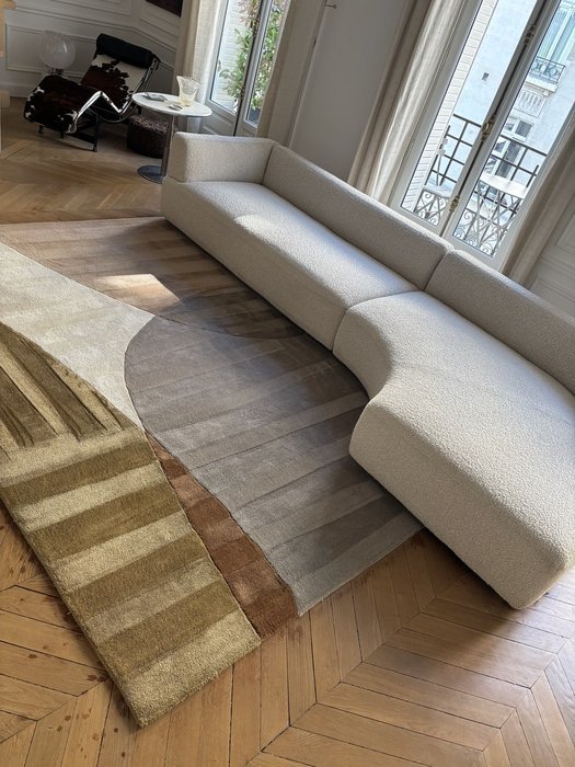 Canapé bouclette et tapis nettoyés