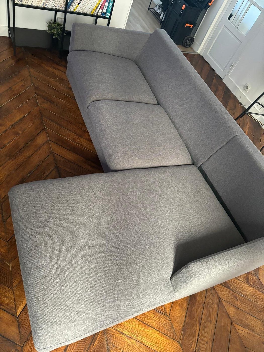 Canapé en tissu après nettoyage par Zzérotache (photo n°8)