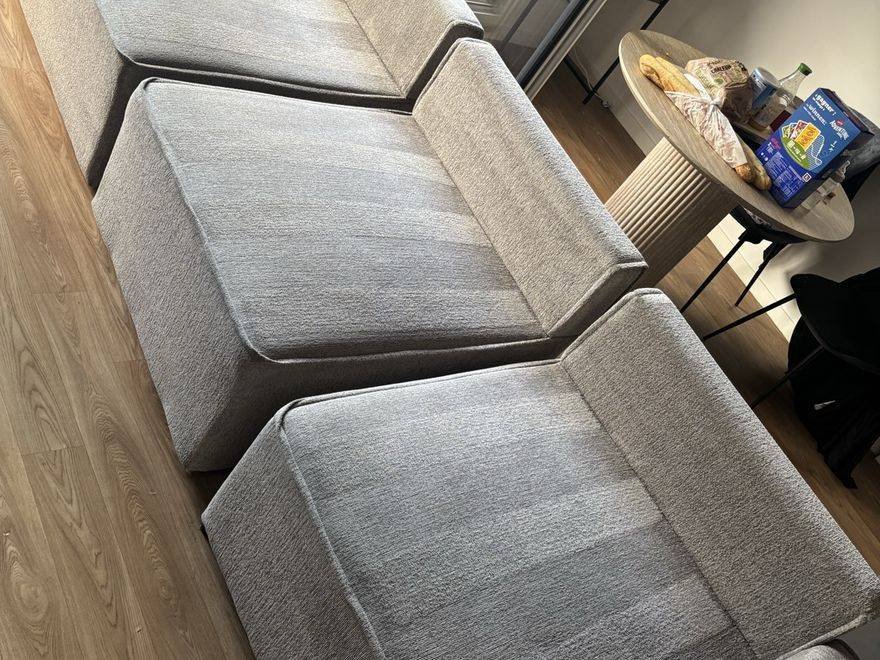Canapé en tissu après nettoyage par Zzérotache (photo n°32)