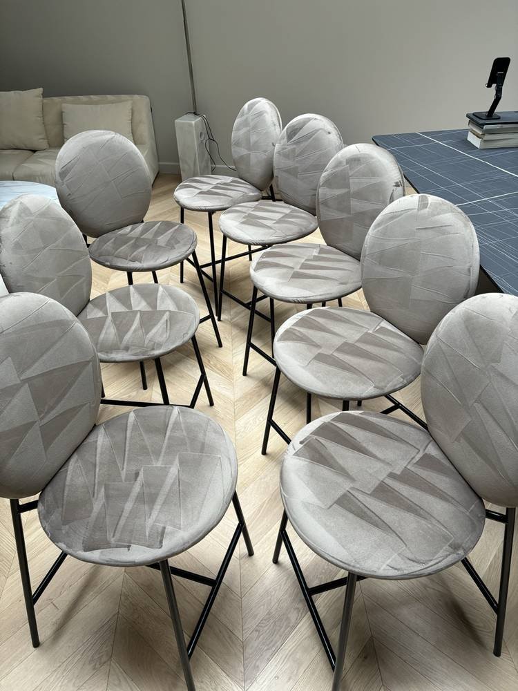 Chaises nettoyées