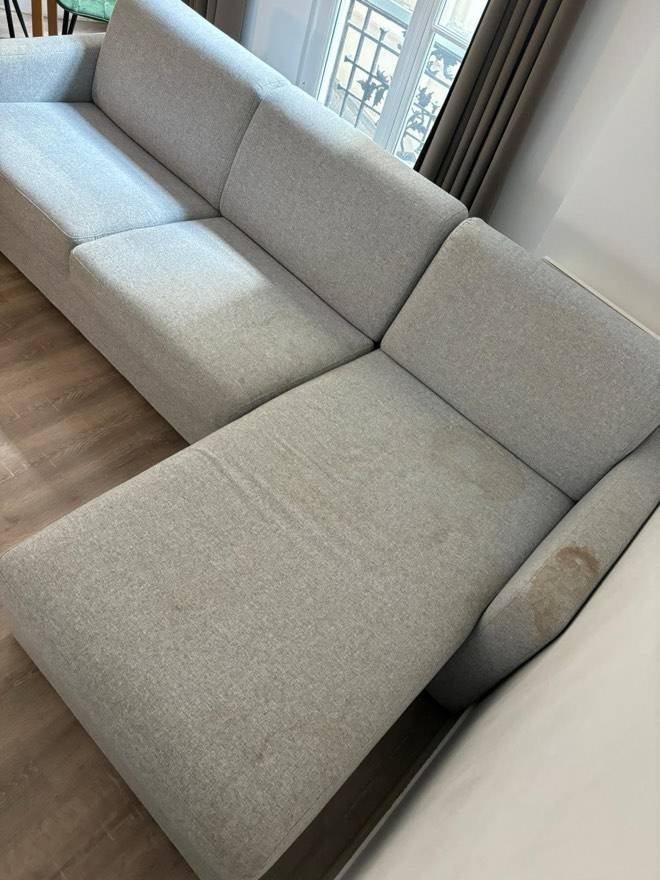 Canapé en tissu avant nettoyage par Zzérotache (photo n°10)